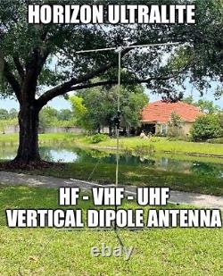Horizon UltraLite HF-VHF-UHF Vertical Dipole Antenna Made in USA