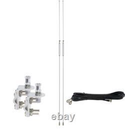 Hustler HQD CB Antenna Kit -Two 4.5' Dual Two Mounts & Co-Phase Coax Cable New Hustler HQD CB Antenna Kit -Two 4.5' Dual Two Mounts & Co-Phase Coax Cable New