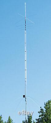 Hy-Gain AV-680 HF 9 Band (80/40/30/20/17/15/12/10/6 Meter) Vertical Antenna