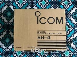 ICOM AH-4 HF Automatic Antenna Tuner Ham Amateur Radio, 120 Watts, 3.5 to 54 MHz