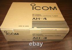 Icom AH-4 HF/50MHz Automatic Antenna Tuner for Ham Transceiver withBox AH4