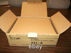 Icom AH-4 HF/50MHz Automatic Antenna Tuner for Ham Transceiver withBox AH4