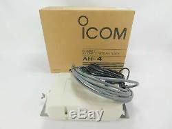 Icom AH-4 HF + 50Mhz Ham Radio Automatic Antenna Tuner with Box SN 0203846