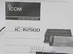 Icom IC-R2500 Ham Radio Communications Receiver + Antenna + Manual (very nice)