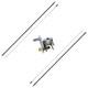Intellitron Dipole Kit with 2 x MA-2020T 20m Ham Sticks & AA-1602 Mounting Bracket