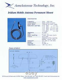 Iridium Mobile Antenna Permanent Mount AT1621-5 SAF2040A