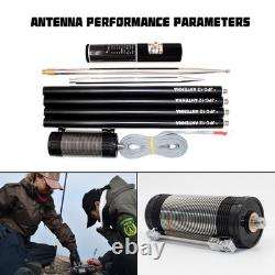 JPC-12 7MHz-50MHz 100W 8-Band HF Portable Shortwave GP Antenna QRP For Ham Radio