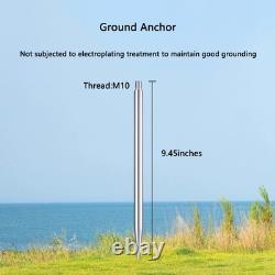 JPC-12 HF Antenna for Ham Radio, 7MHz-50MHz All Band Vertical Antenna with Sl