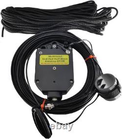 JYR8010-150W End Fed Half Wave Antenna for Ham Radio, 150W Shortwave Black