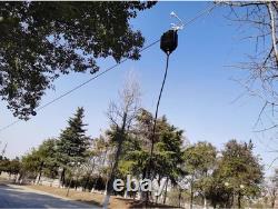 JYR8010-150W End Fed Half Wave Antenna for Ham Radio, 150W Shortwave Black