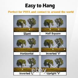 JYR8010-150W End Fed Half Wave Antenna for Ham Radio 8 Band 10m 12m 15m 17m 2