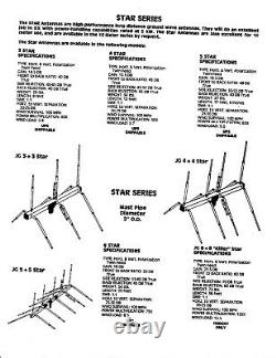 JoGunn 4x4 star 10/11 meter Base Antenna