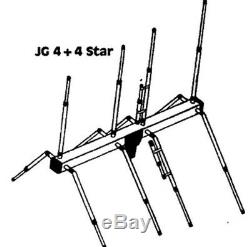 JoGunn 5x5 star 10/11 meter Base Antenna