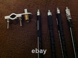 Joblot 4x HF mobile whip antennas 20 40 60 80m band plus a mobile mount