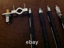 Joblot 4x HF mobile whip antennas 20 40 60 80m band plus a mobile mount