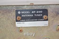 KENWOOD TRIO AT-230 Ham Radio Antenna Tuner Working Excellent