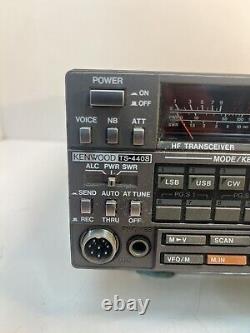 KENWOOD TS-440S 100W HF Ham Radio Transceiver Antenna Tuner Not Tested No Cord