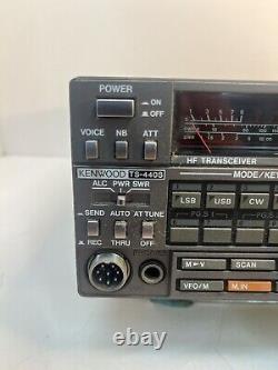 KENWOOD TS-440S 100W HF Ham Radio Transceiver Antenna Tuner Not Tested No Cord