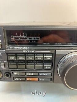 KENWOOD TS-440S 100W HF Ham Radio Transceiver Antenna Tuner Not Tested No Cord