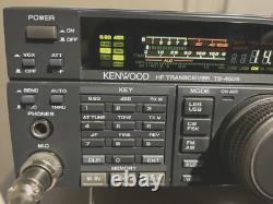 KENWOOD TS-450s Ham Radio HF Transceiver 160-10m with Antenna Tuner works well