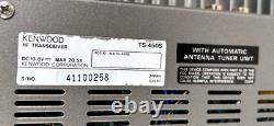 KENWOOD TS-450s Ham Radio HF Transceiver 160-10m with Antenna Tuner works well