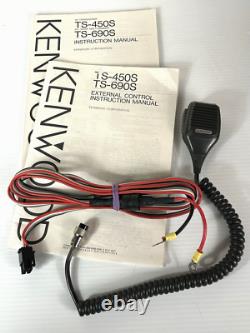 KENWOOD TS-450s Ham Radio HF Transceiver 160-10m with Antenna Tuner works well