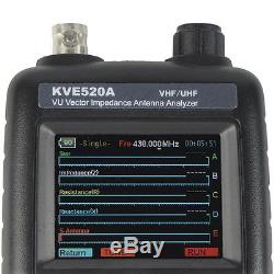 KVE520A VHF/UHF Color Graphic Vector Impedance Antenna Analyzer For Ham Radio