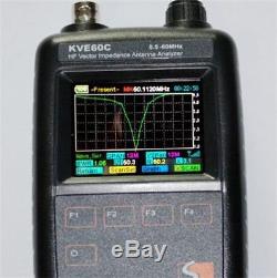 KVE-60C Shortwave Vector Impedance Antenna Analyzer HAM Radio SWR HF Analyzer