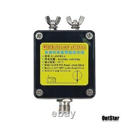 K-480WLA 500K-1GHz MWithSWithFM/AIR/UVHF Full Band Antenna 0-30DB 5M-20M Feeder