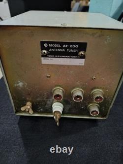 Kenwood AT-200 Vintage Ham Radio Antenna Tuner. Tested, working