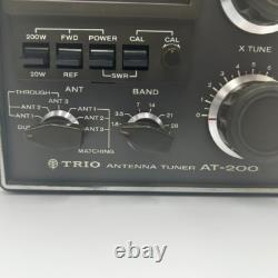 Kenwood TRIO AT-200 Ham Radio Antenna Tuner HF 1.8~28MHz Operation confirmed