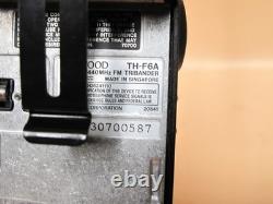 Kenwood th-f6a tri-band fm ham radio handheld transceiver 144/220/440 mhz
