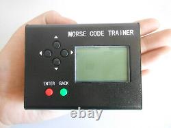 LCD Morse Code CW Trainer Ham radio station Morse short-wave station telegraphy