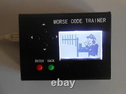 LCD Morse Code CW Trainer Ham radio station Morse short-wave station telegraphy