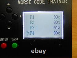 LCD Morse Code CW Trainer Ham radio station Morse short-wave station telegraphy