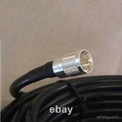 LMR-400 CB Antenna Transmission Line Coaxial Cable 100 ft PL-259 UHF VHF Ham CB