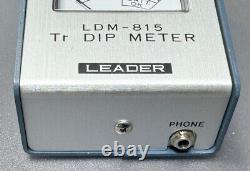 Leader Electronics LDM-815 Tr Dip Meter Amateur Ham Radio