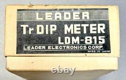 Leader Electronics LDM-815 Tr Dip Meter Amateur Ham Radio