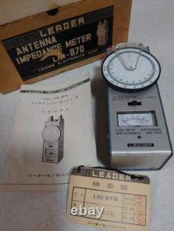Leader Electronics LIM-870A Impedance Antenna METER Amateur Ham Radio