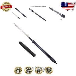 Lightweight Telescopic 3/8-24 7-54 MHz Ham Radio Antenna Laser Engraved