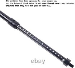 Lightweight Telescopic 3/8-24 7-54 MHz Ham Radio Antenna Laser Engraved