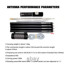 Lightweight and Portable HF Antenna for Ham Radio PAC12 7MHz50MHz 100W 8Band