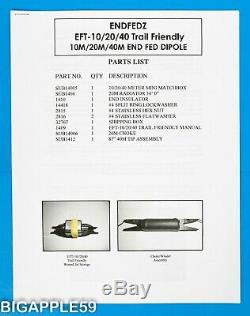 LnR Precision (Par) EFT-10/20/40 Trail Friendly Transceiver QRP EndFedz Antenna