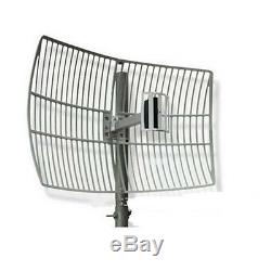 Long range wifi antenna 24dBi 2.4G WIFI Wireless Grid Parabolic Antenna N Female