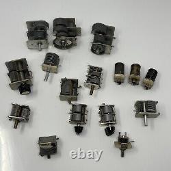 Lot Of 16 Mixed Variable Air Capacitor Ham Radio Transceiver Antenna Amplifier