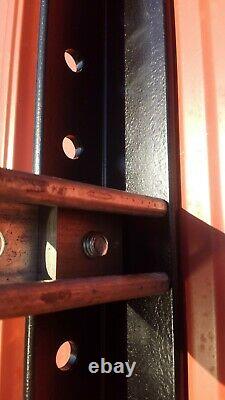 MADE IN USA HAM Radio Antenna Mast Wall Mount with 4 to 14 stand off bracket