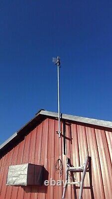 MADE IN USA HAM Radio Antenna Mast Wall Mount with 4 to 14 stand off bracket