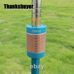 MA-12 7-50MHz Portable GP / HF / Shortwave Antenna Used Outdoors Black/Blue/Red