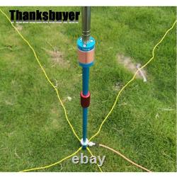 MA-12 7-50MHz Portable GP / HF / Shortwave Antenna Used Outdoors Black/Blue/Red