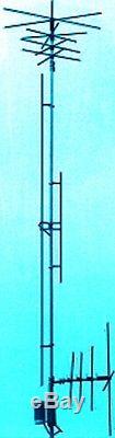 MFJ-1796 Six Band 40-2M Vertical HF/VHF Antenna, 12ft Tall, Handles 1500W